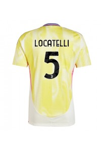 Fotbalové Dres Juventus Manuel Locatelli #5 Venkovní Oblečení 2024-25 Krátký Rukáv